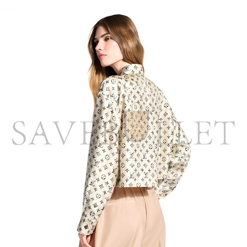 L0vis Vvtt0n CROPPED BUCKLE UP SHIRT 1AKF4P